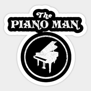 the piano man Sticker